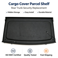 10597903 Cache-coffre arrière non-rétractable OEM pour MG ZS 2017-22, protection de la charge et de la confidentialité, accessoires intérieurs