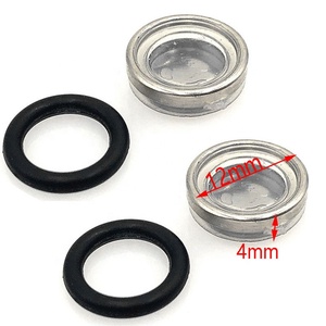 18mm & 12mm אופנוע בלם מאסטר צילינדר מאגר Sight זכוכית עם גומי אטם עבור אופנוע בלם מצמד מנופי - Product Image 3