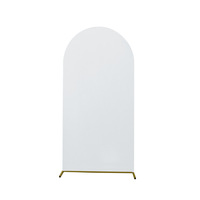 Conjunto de fondo de fiesta de cumpleaños de alta elasticidad de Venta caliente, tela de fondo de arco de decoración de boda semicircular