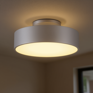 Lámpara de Techo LED SLV de 16W, Color Gris Plateado, Iluminación Interior Moderna, Luz Blanca Cálida 3000K, Cubierta de Aluminio y Acrílico, Montaje en Superficie - Product Image 2