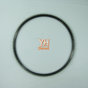 निर्माण मशीनरी भागों फ्लाईव्हील गियर रिंग जेड = 129 8-94393132-0 89439-31320 <span class=keywords><strong>8943931320</strong></span> 4k1tcs 600p ftr75 चीन - Product Image 1