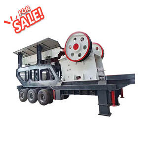 Concasseur à mâchoires mobile facile à transporter, efficace pour le traitement du gravier de rivière à roche dure et des déchets de démolition - Product Image 2