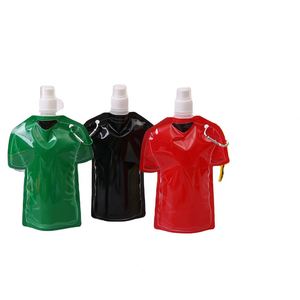 Botella de Agua Deportiva Plegable con Logotipo Personalizado, Diseño de Camiseta Deportiva, 16 oz, para Baloncesto, Fútbol, Rugby - Product Image 1