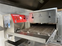 Fourneau à pizza avec tunnel turc décontracté, usine directe, convoyeur intégré, four à pizza