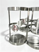 Poubelle de tri intégrée minimaliste en acier inoxydable, bac de recyclage à ouverture supérieure, pour bureau, hôtel, espace public