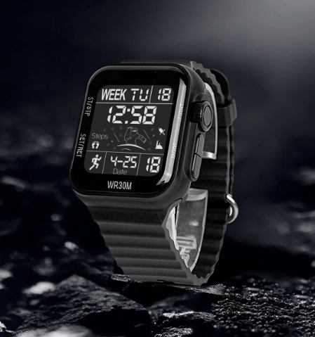 Men's Women's Sports Watch with Multi-Function Digital Electronics ABS Rubber Band Case Rectangle Style Fashion Sport