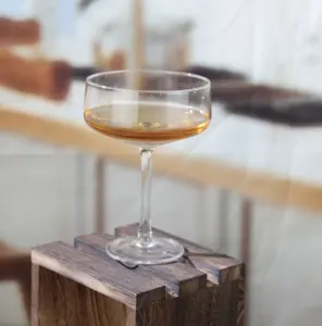 Benutzer definierte Vintage Kristall Coupé Cocktail Glas Trinkgläser