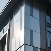 Revêtement en PVDF Panneaux de revêtement en aluminium composites modernes de 4mm Revêtement mural extérieur antistatique Système de façade ACP ACM Alu Co-Bond