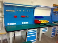 Établi de stockage de Table de travail de laboratoire électronique d'entretien de magasin antistatique d'installateur résistant