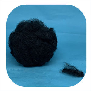 핫 세일 회전 1.2D <span class=keywords><strong>38MM</strong></span> 마약 염색 블랙 <span class=keywords><strong>viscose</strong></span> 스테이플 섬유 - Product Image 2