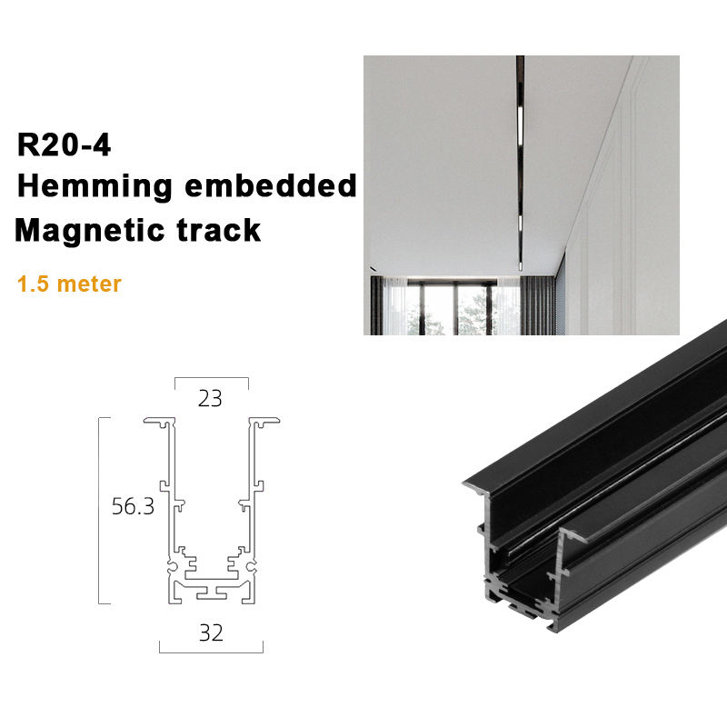 R20-4 package edge embedded magnet track 1.5 m(US45.16)
