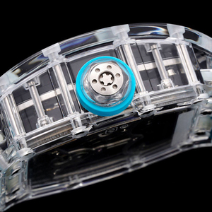 มาสเตอร์พีซ51-01นาฬิกาข้อมือคริสตัลนาฬิกา Tourbillon ลายเสือมังกรนาฬิกากันน้ำคู่มือลมใช้ได้ทั้งชายและหญิง - Product Image 4
