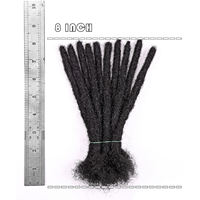 Estensioni Dreadlock 100% Capelli Umani, Estensioni Dread Loc Permanenti in Capelli Umani, Possono Essere Tinte e Decolorate