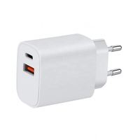 Best-seller 2024 20W Charge Rapide Rapide 3.0 QC PD USBC USB-C Voyage US Chargeur Mural Adaptateur Blanc