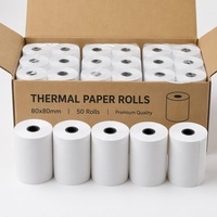 Rouleaux de papier thermique 57x60 pour imprimantes de reçus de point de vente - Impression claire durable, performance stable