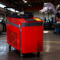 Machine de nettoyage au laser 3000W pour le nettoyage des façades de maisons et de bâtiments, dérouillage de l'acier, élimination de l'oxydation