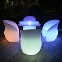 Fauteuil d'appoint lumineux LED de luxe pour salon, idéal pour événements et mariages