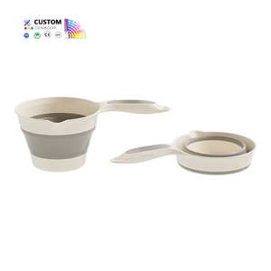 Lot <span class=keywords><strong>de</strong></span> 4 baignoires pour <span class=keywords><strong>nouveau</strong></span>-nés OEM/ODM avec boîte colorée, ensemble <span class=keywords><strong>de</strong></span> jeu pour baignoire 4 pièces avec seau, cuillère à <span class=keywords><strong>eau</strong></span> et bassine - Product Image 4