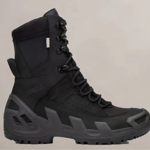Chaussures de randonnée montantes DF en cuir véritable à huit griffes, respirantes, imperméables, antidérapantes et amortissantes pour le sport et les voyages - Product Image 2