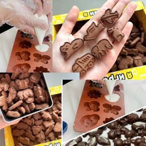 8-Cavity Insect Vlinder Bloem Siliconen 3d Siliconen Cake Mallen Insecten Siliconen Trays Lieveheersbeestje Vorm Cake Bakvormen