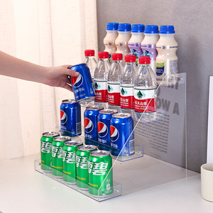 Multi Functional Beverage Display <b>Rack</b> 5 Tier Plastic Desktop Storage Shelf For <b>Drinks</b> Snacks Milk Tea Convenience Store Use - Product Image 4