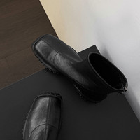 Bottes courtes en cuir extensible pour femme, personnalisables OEM/ODM, style minimaliste, antidérapantes, pour l'hiver et le quotidien