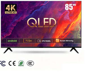 Televisor Inteligente Económico de 85 Pulgadas 4K, Televisor Inteligente Android de 43, 50, 55 y 65 Pulgadas para Compra al por Mayor 1. Pantalla completa sin bordes y F - Product Image 1