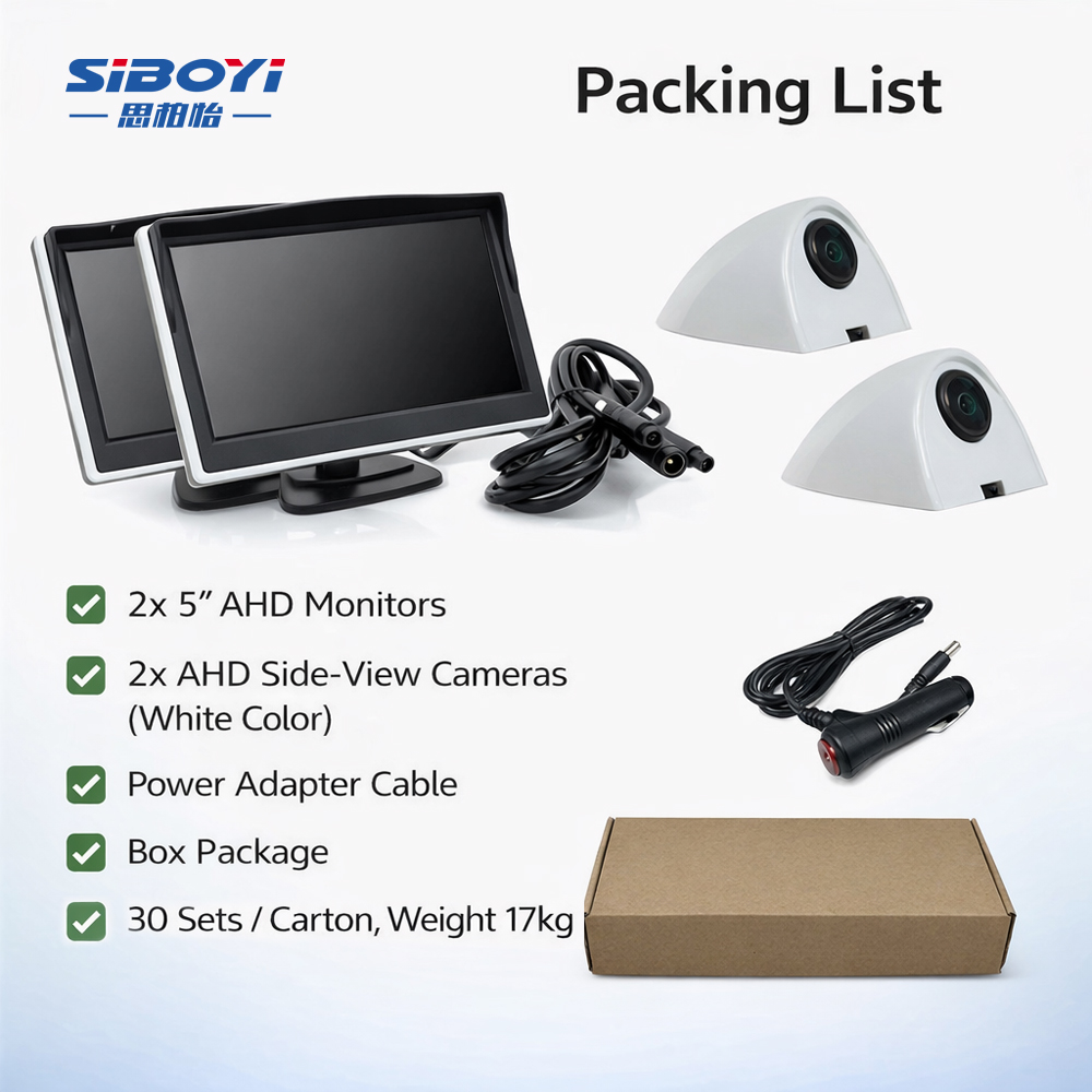 Moniteur 5 pouces*2 + caméras*2