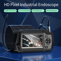 Endoscope vidéo à double objectif 5,5 mm, écran IPS 4,3'', IP67, zoom 10x, caméra d'inspection pour canalisations d'égout, OEM ODM, directement de l'usine