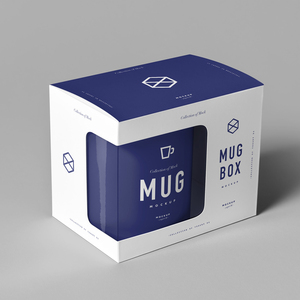 Custom Printing Colored Present Mug Cup Gift Box Packaging
