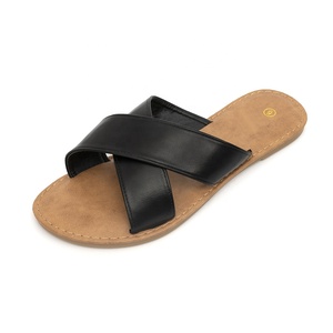 <span class=keywords><strong>Sandales</strong></span> femmes 2022 bureau plage jardin plat PU <span class=keywords><strong>sandales</strong></span> dames glisser <span class=keywords><strong>sandales</strong></span> pour les femmes - Product Image 1