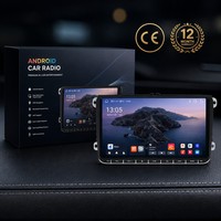 Android 14 Autoradio für Volkswagen Universelles 9-Zoll-IPS-Navigationssystem mit integriertem DAB und drahtlosem CarPlay