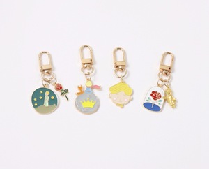 Hàn Quốc Ins Rose Boy Mặt dây chuyền ít Fox Hành Tinh Vũ Trụ Keychain AirPods Tai nghe Mặt dây chuyền - Product Image 3