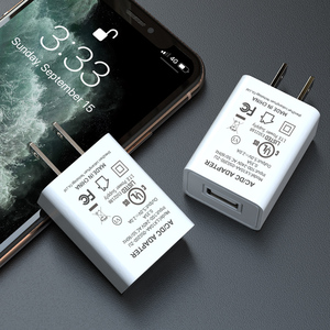 5 V 2A <span class=keywords><strong>USB</strong></span> <span class=keywords><strong>Adapter</strong></span> tường màu đen sạc cho UL FCC 5 volt 1 Amp DC <span class=keywords><strong>ADAPTER</strong></span> 5W Sản lượng điện OTP cho TV Stick điện sản xuất Mỹ - Product Image 2