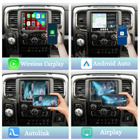 Pour Dodge Ram 1500 2500 2014-2018 OEM écran de voiture mise à niveau décodeur boîte Interface dispositif sans fil CarPlay Android Auto Linux lecteur