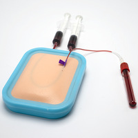 Kit de Práctica de Inyección Intravascular Premium con Modelo Anatómico de Silicona y Almohadilla de Sutura para Entrenamiento en Ciencias Médicas