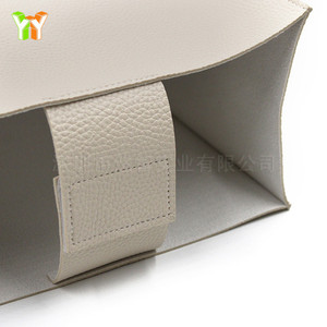 Cross-border PU leather tissue box, small square desktop tissue box lid, upright household facial tissue cover. - Product Image 5
