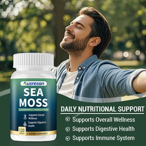 Ausreson OEM Sea Moss <strong>Tablets</strong> Irish Sea Moss Advanced Burdock Root Superfood Sea Moss Supplements Organic <strong>Seamoss</strong> <strong>Tablets</strong> - Product Image 2