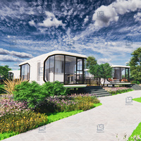 Maison capsule préfabriquée Guose, hôtel préfabriqué de luxe
