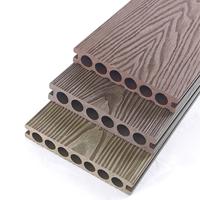 Planches de terrasse en composite bois-plastique (WPC) imperméables de haute qualité, fabriquées par l'usine Bingjie OEM, pour l'extérieur