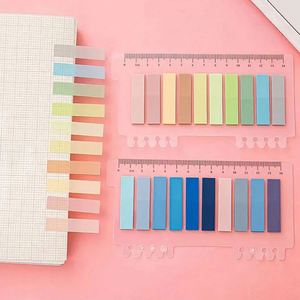 200 feuilles/carnet d'indexation, notes autocollantes avec cartes arrière, papeterie pour étudiants et enfants, blocs-notes adhésifs, personnalisation en gros - Product Image 2