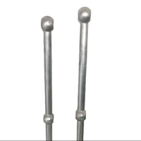 Poteau de balustrade à rotule galvanisé à chaud pour passerelle de plateforme structurelle en acier