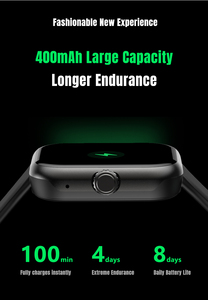 Dernière Montre Connectée Carrée S339 Populaire pour iOS, Écran Étanche IP67, Suivi du Sommeil, <span class=keywords><strong>Calendrier</strong></span>, Appels Bluetooth, Suivi Sportif et Santé - Product Image 4