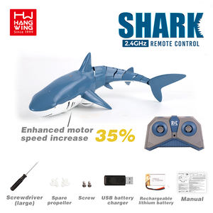 Barco de modelado con control remoto para niños, barco de radiocontrol con control remoto de tiburón a chorro de agua y animales para verano y exteriores, 2,4 - Product Image 3