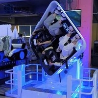 9dvr Double 720 Rotation Volante à 360 Degrés, Manège à sensations fortes, Grand Pendule, Machine de jeu, Simulateur de mouvement, Chaise, Jeux de réalité virtuelle
