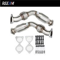 Downpipe untuk Nissan 350z 370z G37 FX35 FX37 Q50 Q60 VQ35HR VQ37HR tahun 2009-2016