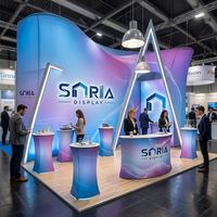 Support de toile tendue imprimé sur mesure, mur d'affichage portable pour exposition, idéal pour les salons professionnels