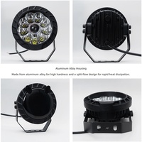 Projecteur de travail LED haute puissance 7 pouces 120W, faisceau combiné spot/diffuseur, étanche IP65/IP67, blanc froid 6000K, 6000 lumens, 12V-24V, CE