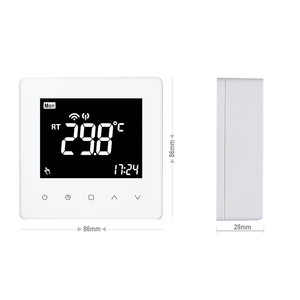 Termostato Inteligente Inalámbrico RF para Caldera <span class=keywords><strong>de</strong></span> Gas, Sistema <span class=keywords><strong>de</strong></span> Calefacción <span class=keywords><strong>de</strong></span> Agua, Uso en Sala <span class=keywords><strong>de</strong></span> Estar, Receptor <span class=keywords><strong>de</strong></span> PC Alimentado por Baterí<span class=keywords><strong>a</strong></span> USB, 220V - Product Image 2