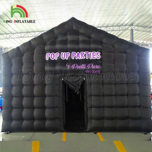 Vente chaude Tente De Fête Discothèque Gonflable Tentes Cube Gonflables Noires Personnalisées Pour Les Événements - Product Image 6